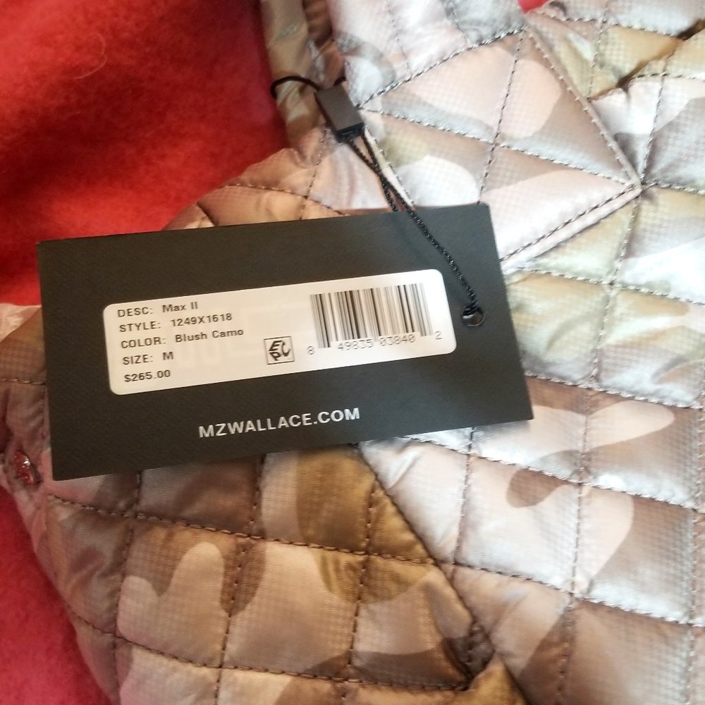 MZ Wallace Blush Camo Max II Tote Bag - NWT